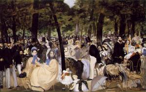 Edouard Manet's 'Music in the Tuileries Gardens'